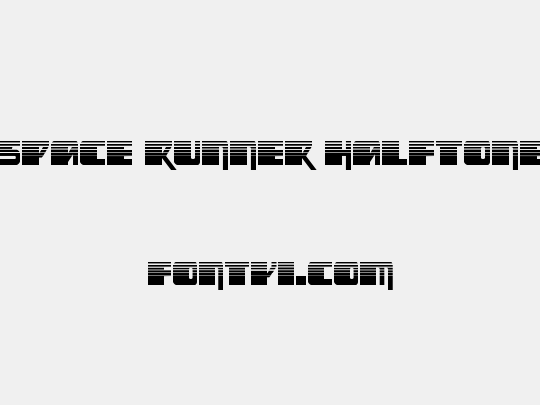 Space Runner Halftone