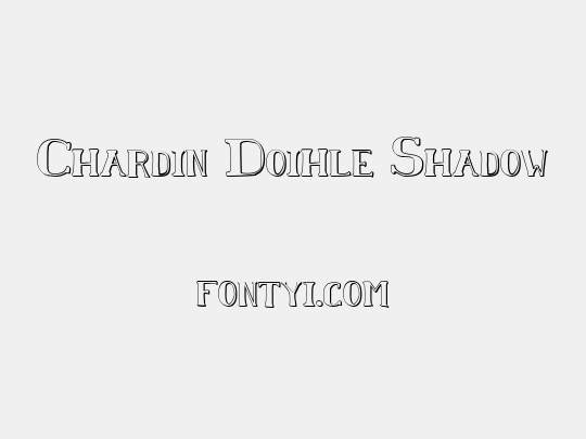 Chardin Doihle Shadow