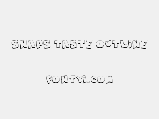 Snaps Taste Outline