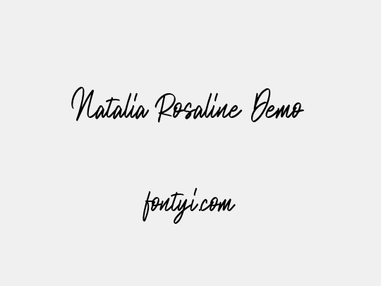 Natalia Rosaline Demo