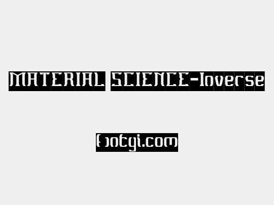 MATERIAL SCIENCE-Inverse