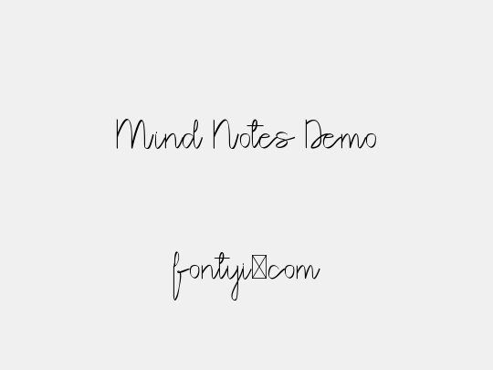 Mind Notes Demo