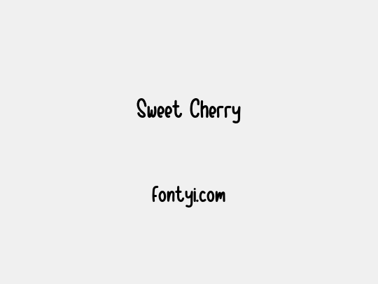 Sweet Cherry