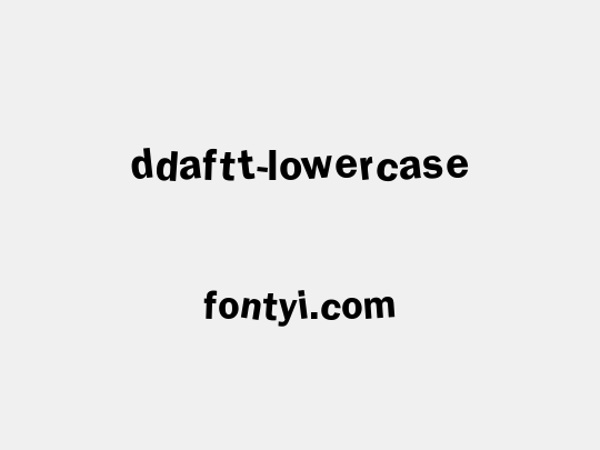 DdaftT-lowercase