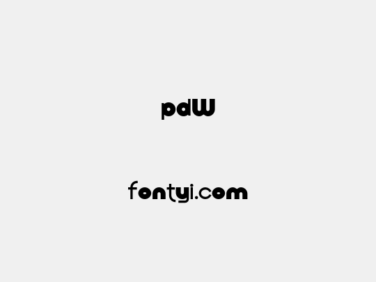 pdW