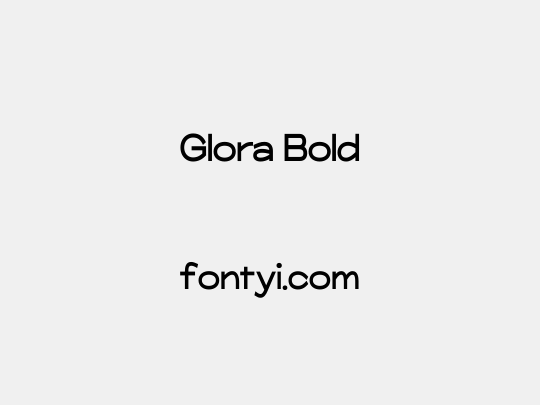 Glora Bold