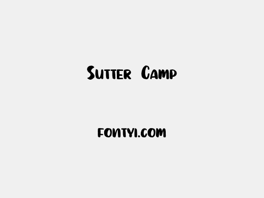 Sutter Camp