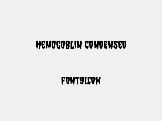 Hemogoblin Condensed