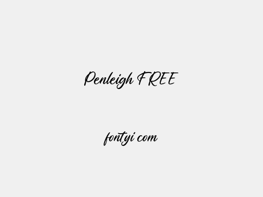 Penleigh FREE