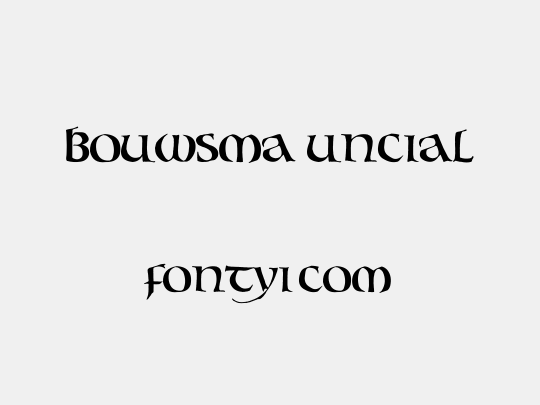 Bouwsma Uncial