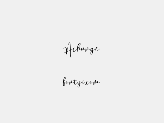 Achange