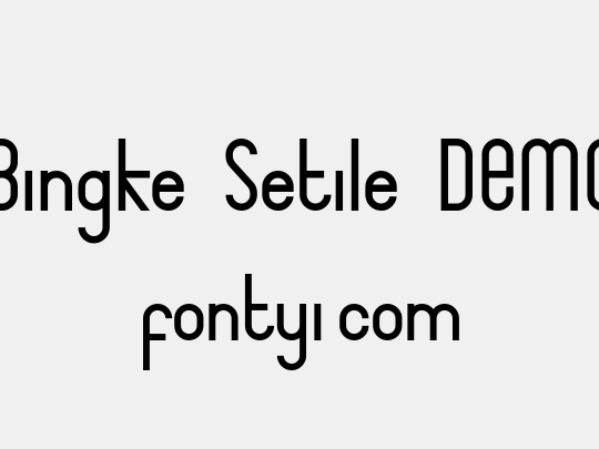 Bingke Setile DEMO