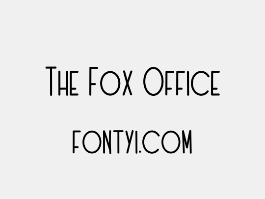 The Fox Office