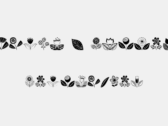 DoodleDings 2 RetroFlowers