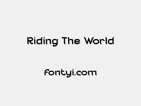 Riding The World