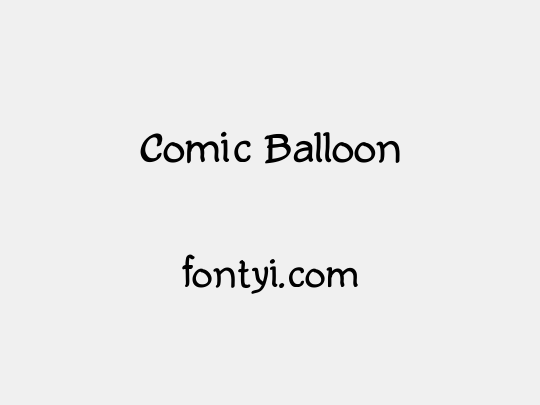 Comic Balloon