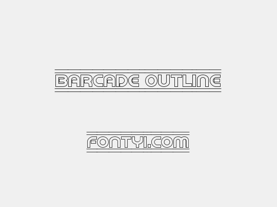 Barcade Outline