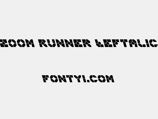 Zoom Runner Leftalic