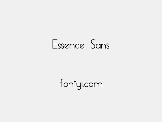 Essence Sans
