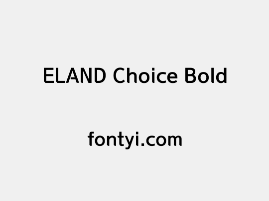 ELAND Choice Bold