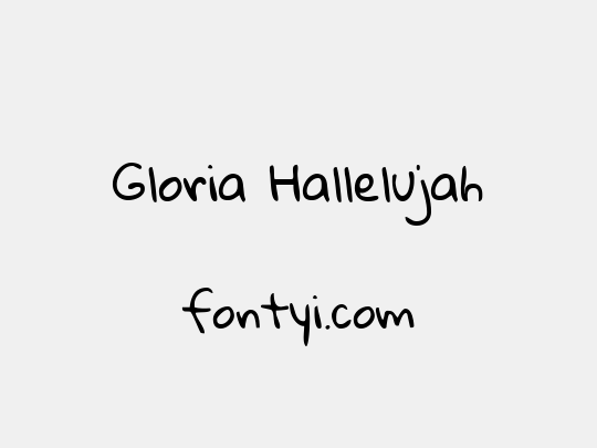Gloria Hallelujah