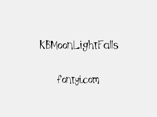 KBMoonLightFalls
