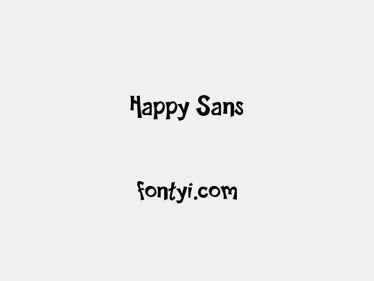 Happy Sans