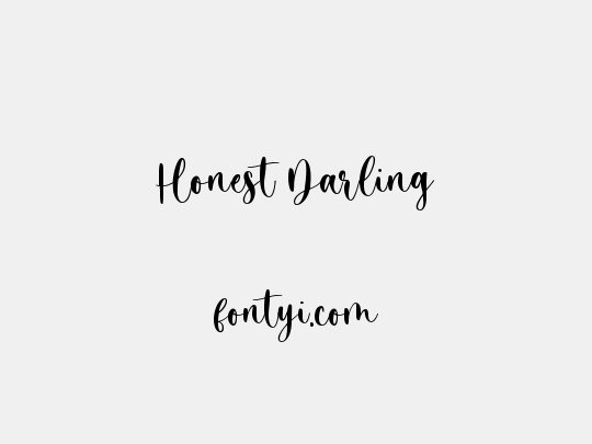 Honest Darling