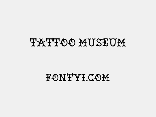 Tattoo Museum