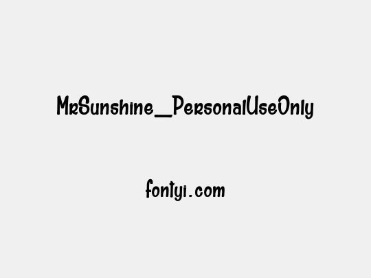 MrSunshine_PersonalUseOnly