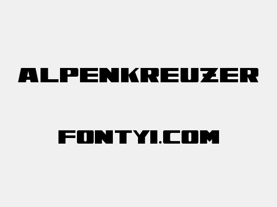 Alpenkreuzer