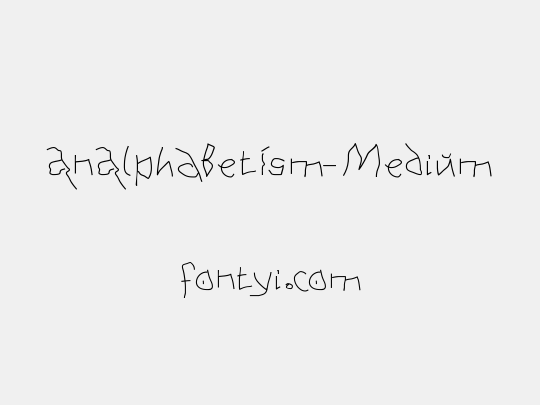 AnAlphaBetIsm-Medium