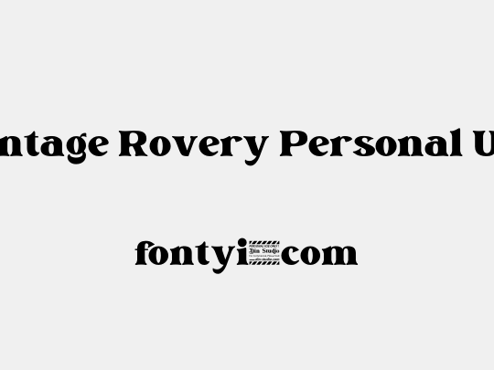 Vintage Rovery Personal Use