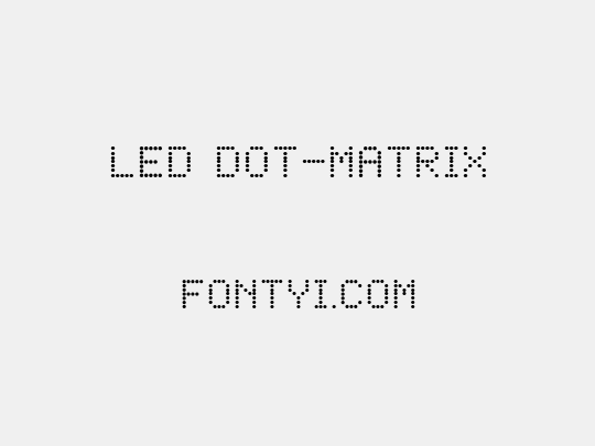 LED Dot-Matrix