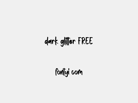 dark glitter FREE