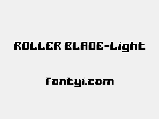 ROLLER BLADE-Light