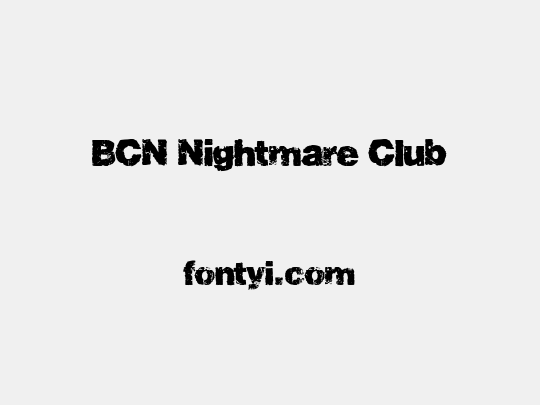 BCN Nightmare Club