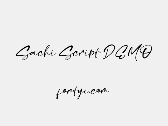 Sachi Script DEMO