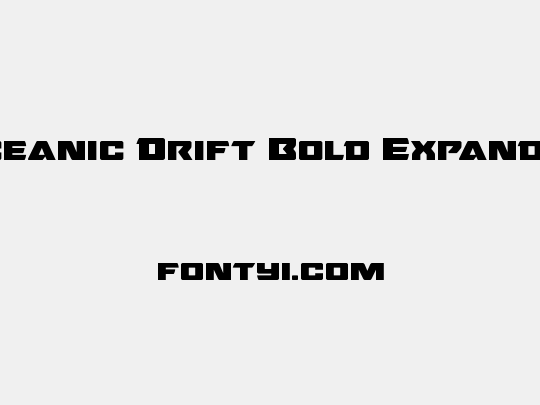Oceanic Drift Bold Expanded