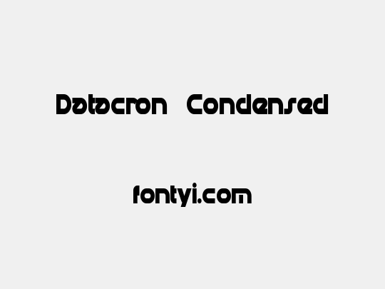 Datacron Condensed