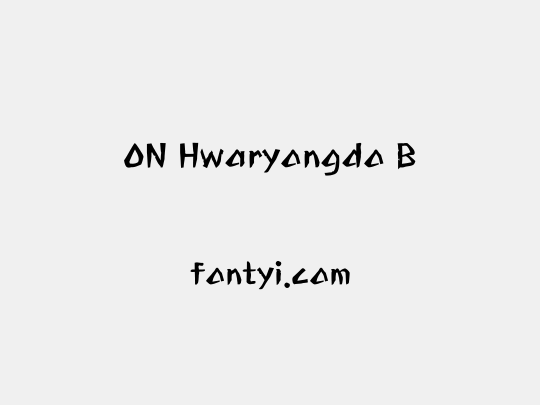 ON Hwaryongdo B