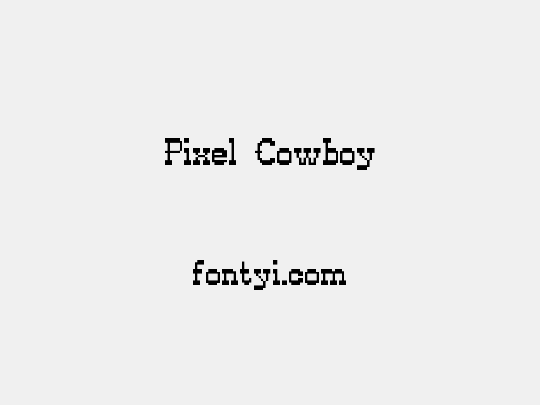 Pixel Cowboy