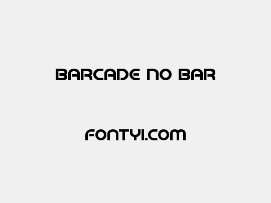 Barcade No Bar