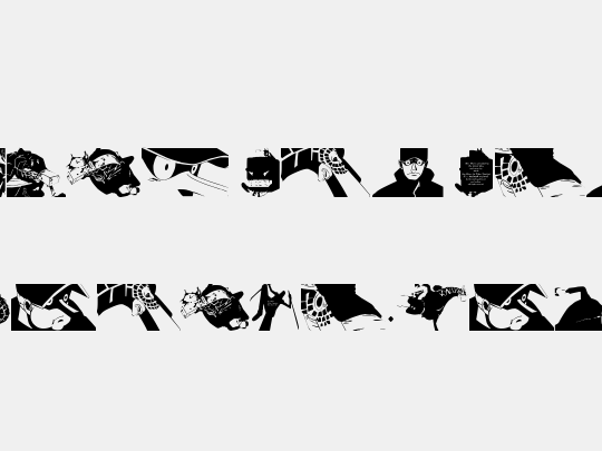 Kaku Dingbats One Piece Art One Piece Area