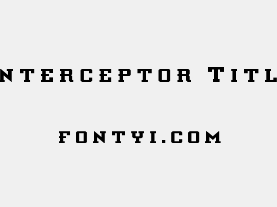 Interceptor Title