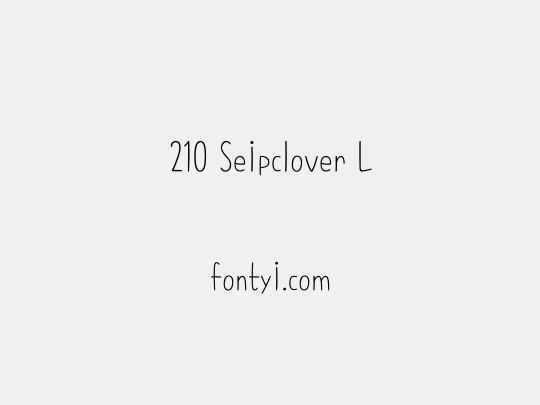 210 Seipclover L