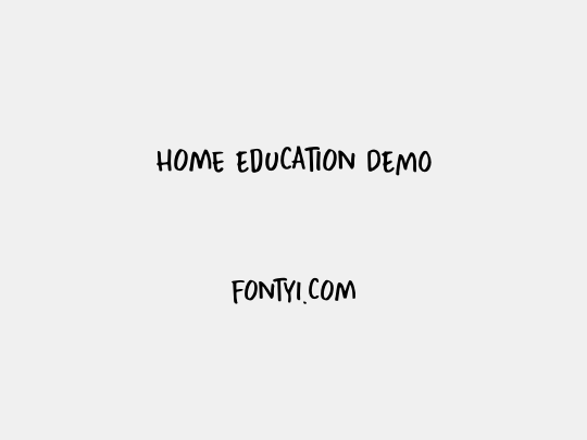 Home Education DEMO