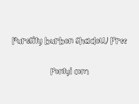Puresity Burbon Shadow FREE