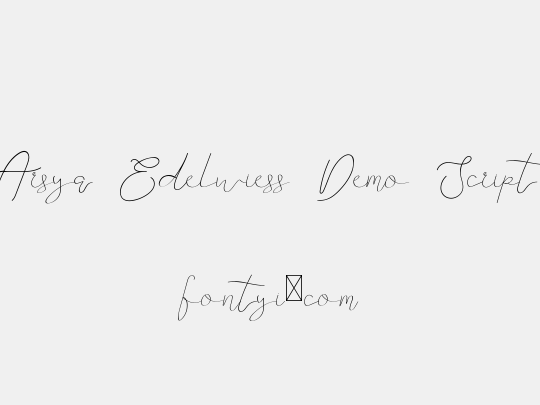Arsya Edelwiess Demo Script