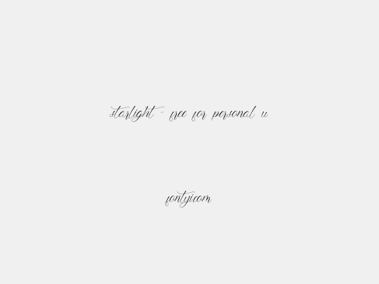 starlight - free for personal u
